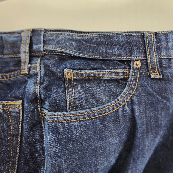Lands End Mens Comfort Waist Flannel-Lined Straight Leg Jeans-Size 38x30 (NWOT) - Picture 3 of 9